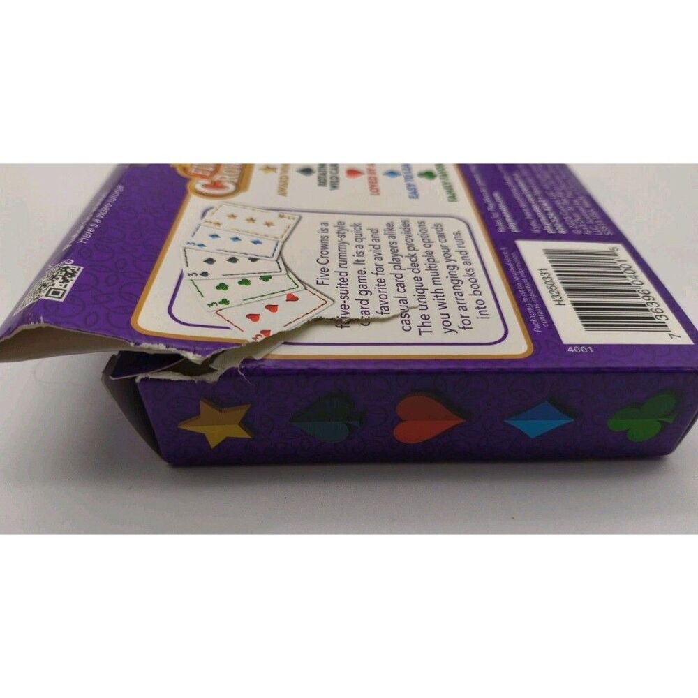 2025 Five Crowns Rummy Style Card Game - New In Damaged Box - Picture 3 of 5